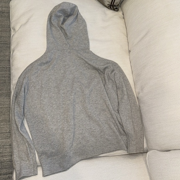 Vince heather grey wool and cashmere zip hoodie worn 3x - Picture 6 of 8